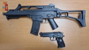 Viterbo – Girano video trap con armi giocattolo in città, denunciati