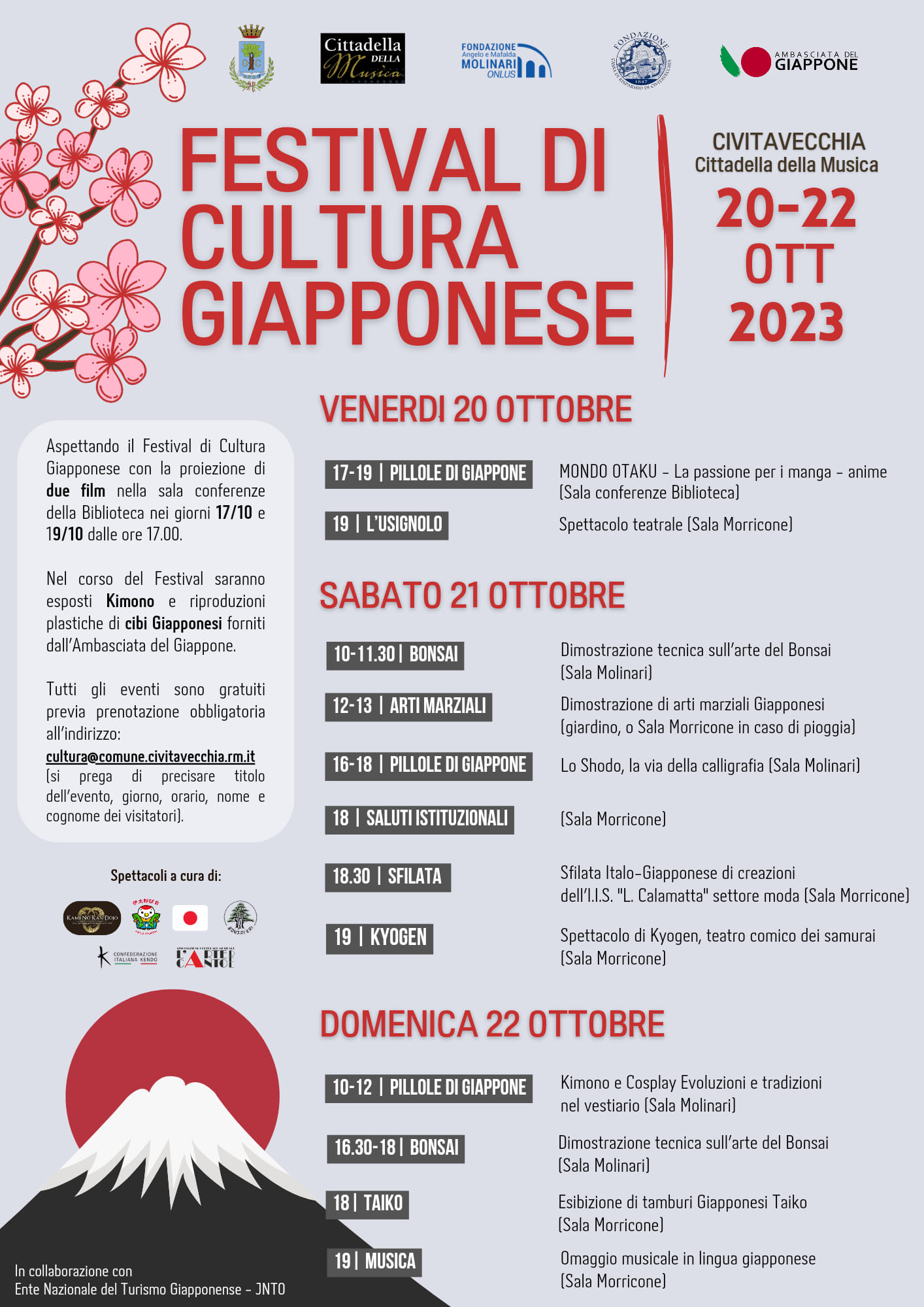 Civitavecchia chiama Tokyo: nel week-end torna il Festival della Cultura giapponese