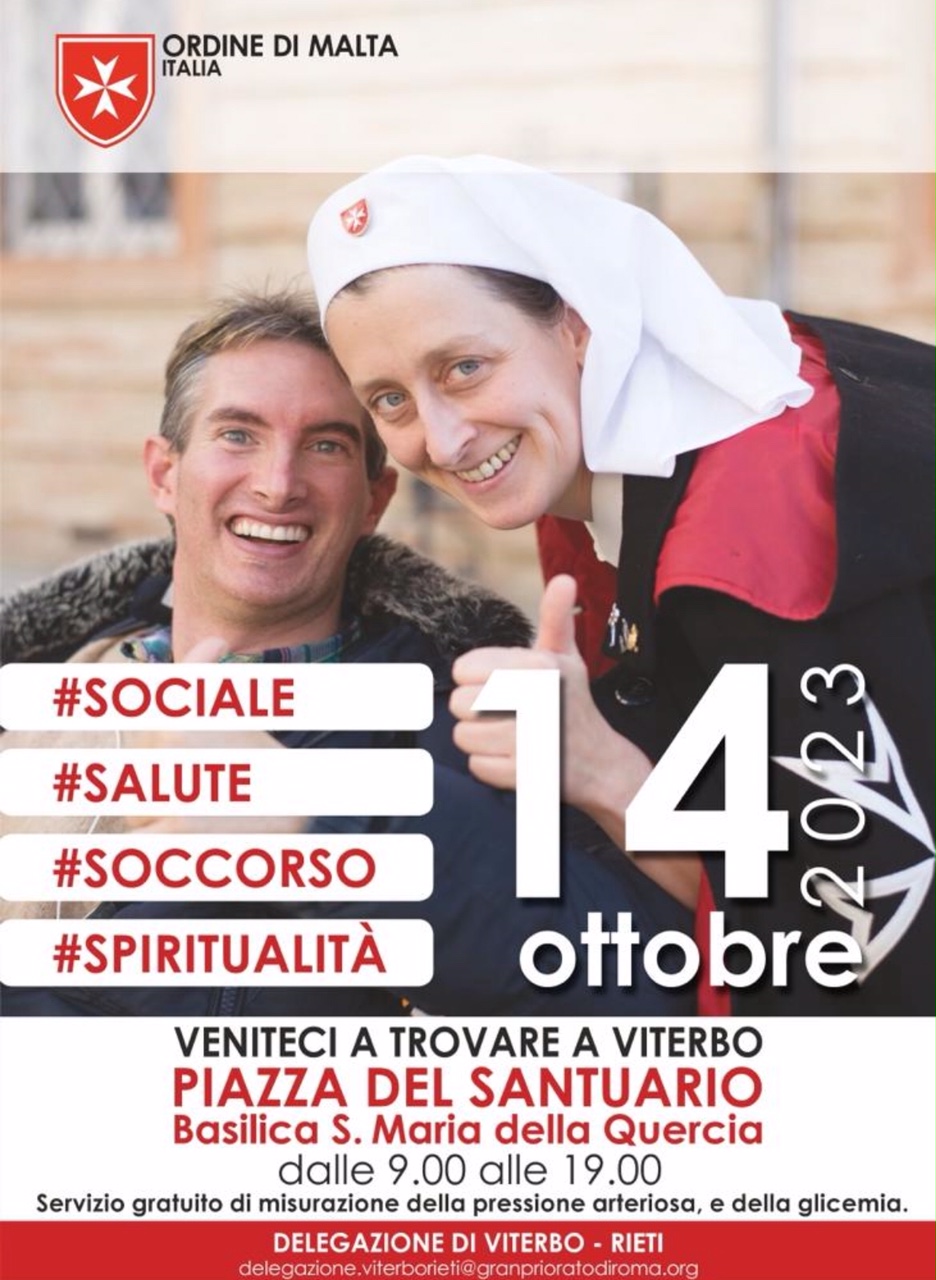 Viterbo – Giornata mondiale dell’Ordine di Malta per conoscere meglio le attività