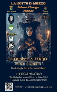 Halloween, questa sera a Viterbo c’è il gran finale de “La notte di mezzo”