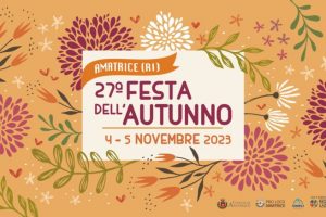 Ad Amatrice oggi e domani c’è la Festa dell’Autunno