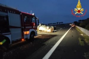 Cerveteri, schianto all’alba sulla A12: nove feriti