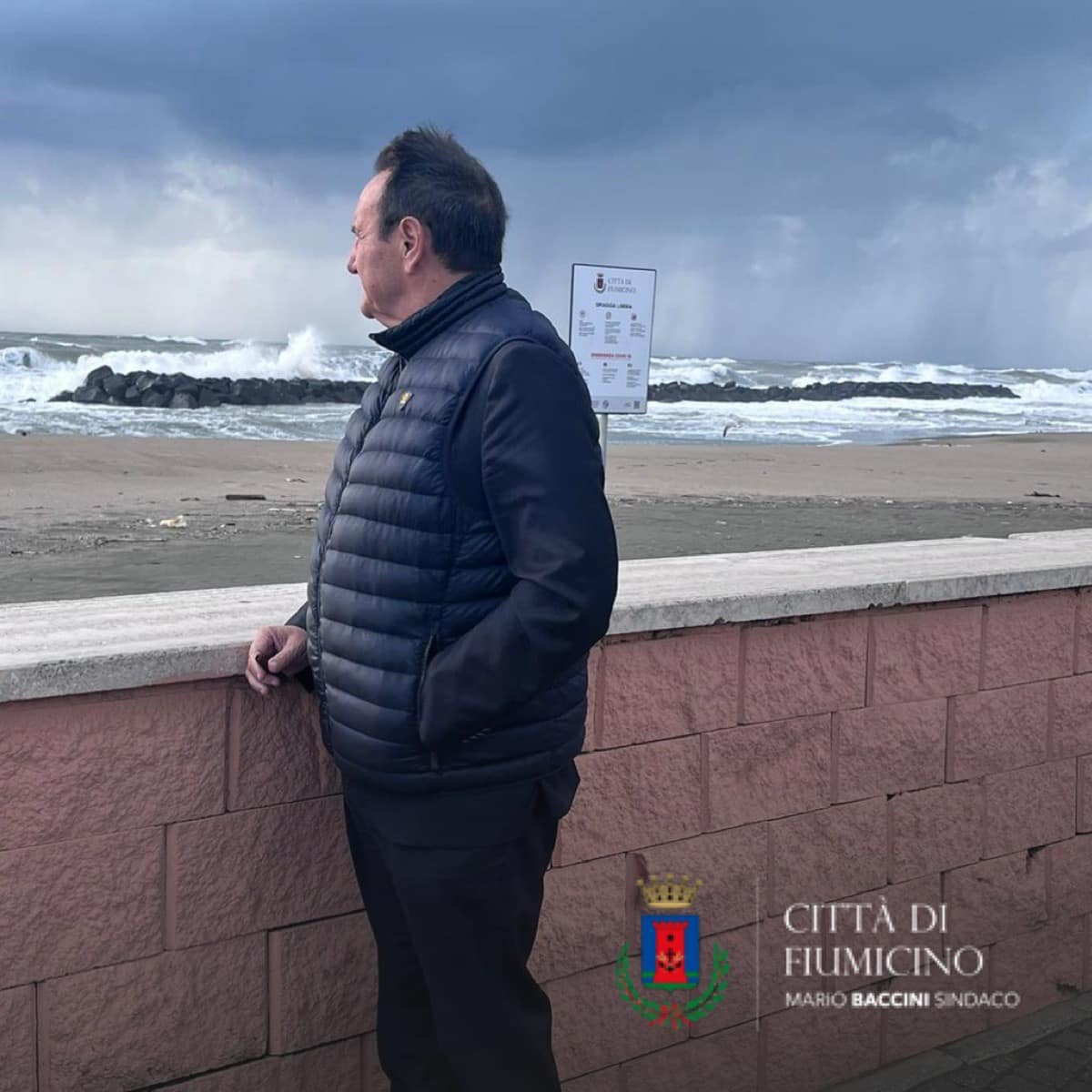 Fiumicino, il sindaco Baccini dichiara lo stato d’emergenza