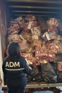 Civitavecchia – Distrutti 9500 kg di tabacchi sequestrati in porto