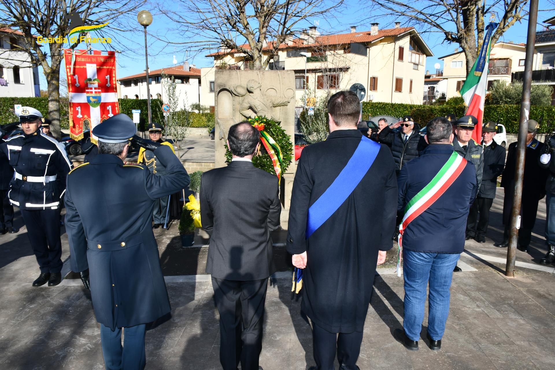 Vitorchiano – Le Fiamme gialle hanno commemorato il 50° anniversario dal sacrificio di Antonio Zara