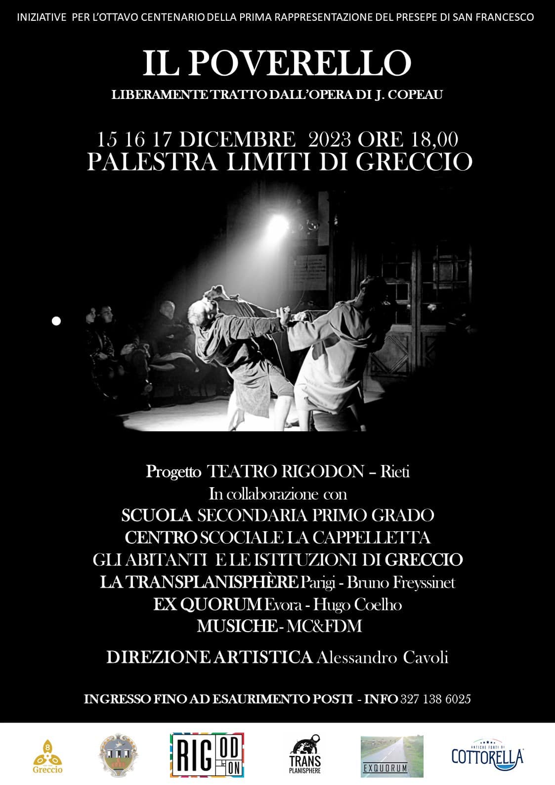 “Il poverello”, a Greccio va in scena l’omaggio a San Francesco
