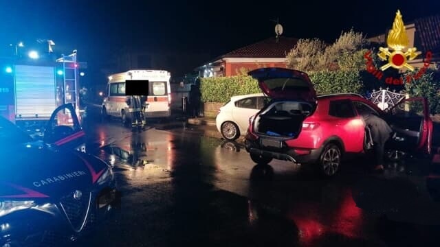 Frosinone, schianto in Viale Grecia: due feriti