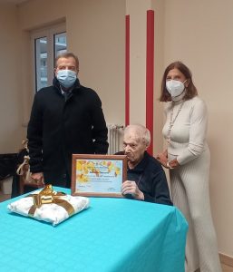 Classe di ferro 1916: Santa Marinella festeggia i 107 anni del signor Aldo Giaccone