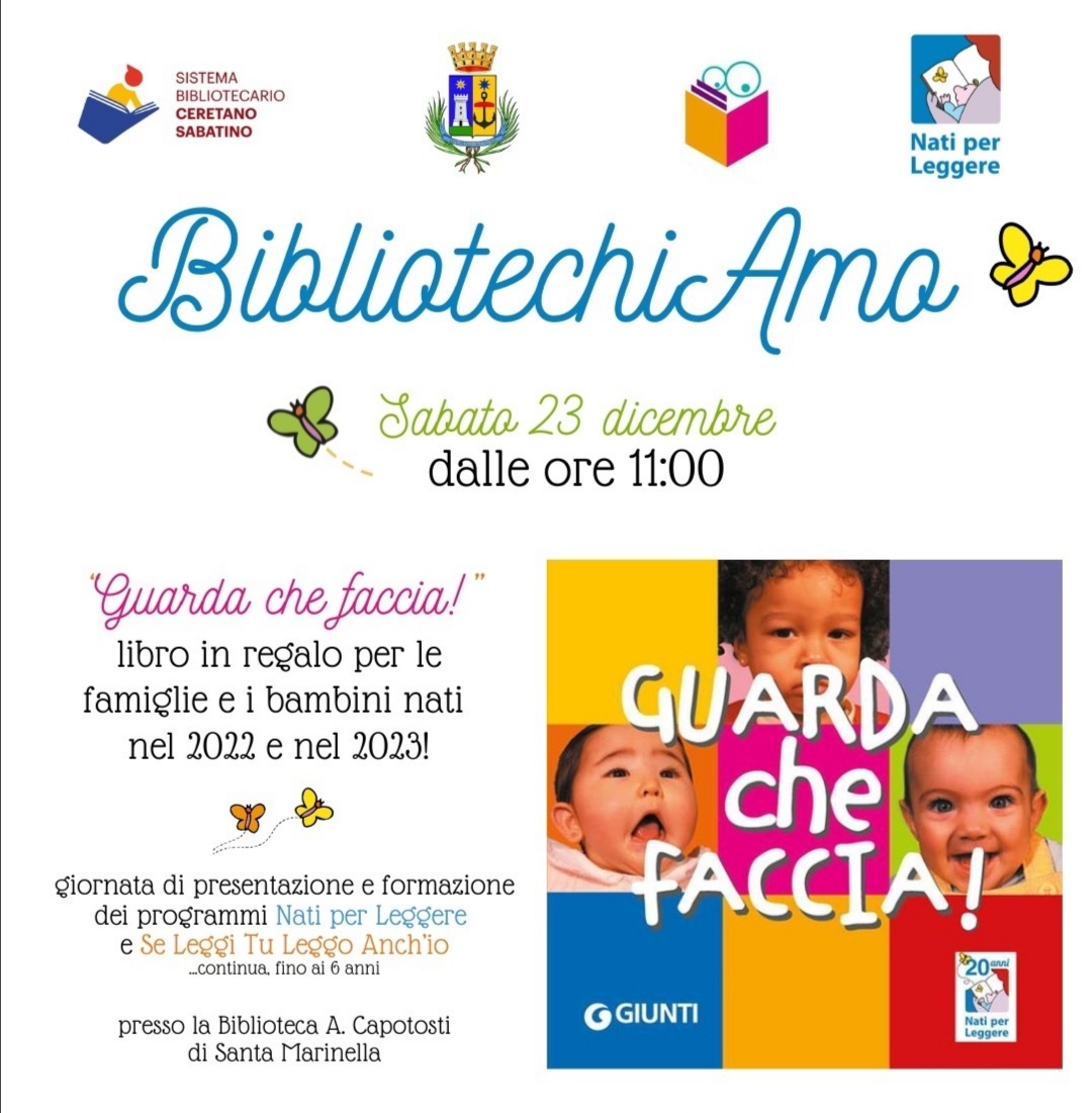 Santa Marinella, il Comune regala un libricino a tutti i bimbi nati nel ’22 e nel ’23