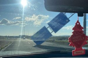 “Crollo” dei cartelli segnaletici sulla Superstrada Viterbo-Orte