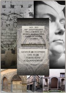 Al via le celebrazioni per i 400 anni della morte del capitano Sforza Maidalchini,