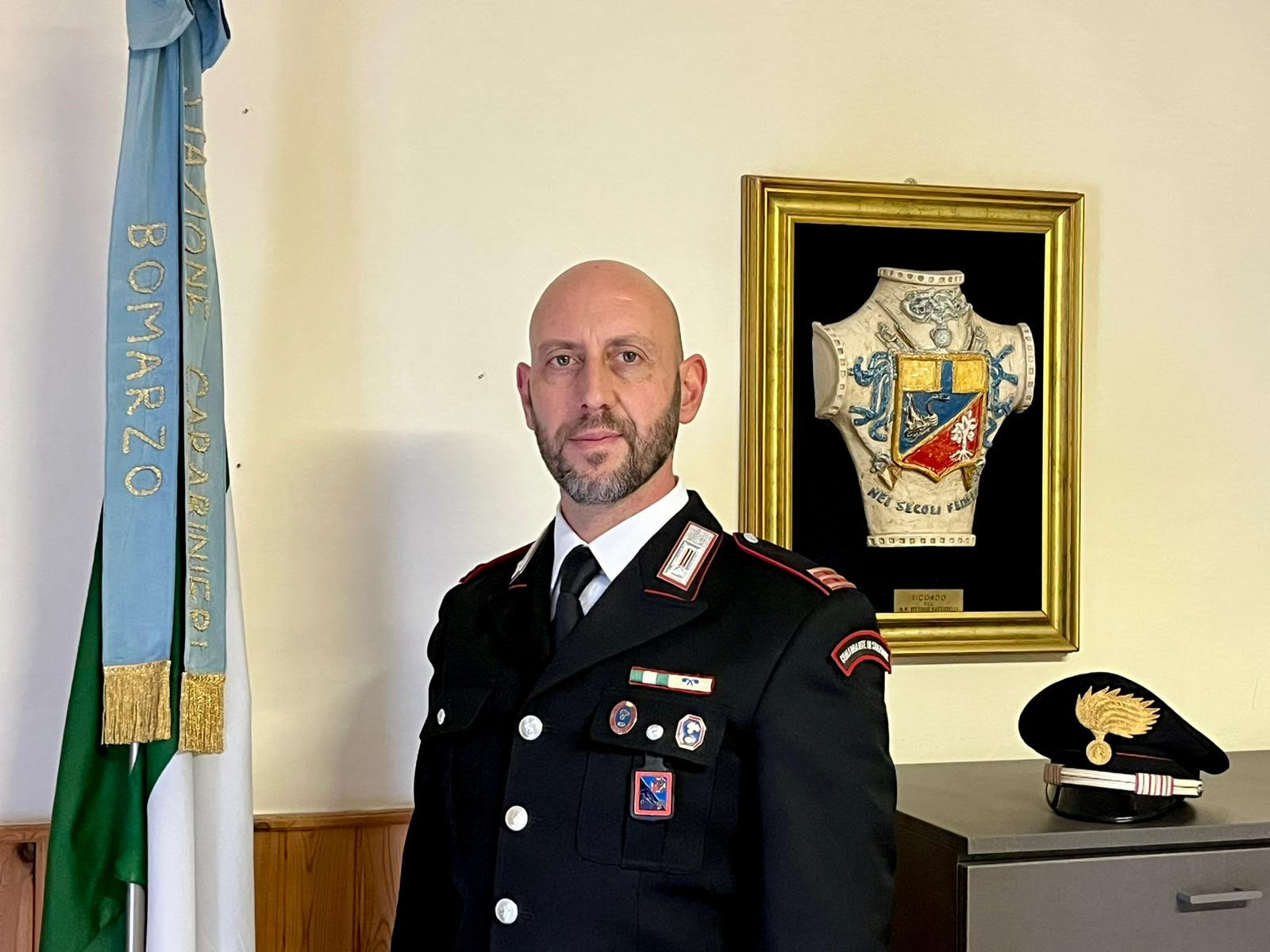 Nuovo incarico al comando provinciale, il maresciallo maggiore Parisio Piozzo lascia Bomarzo dopo dieci anni