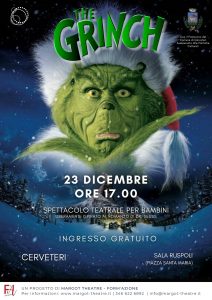 Natale a Cerveteri, per i più piccini arrivano il Grinch e Mary Poppins