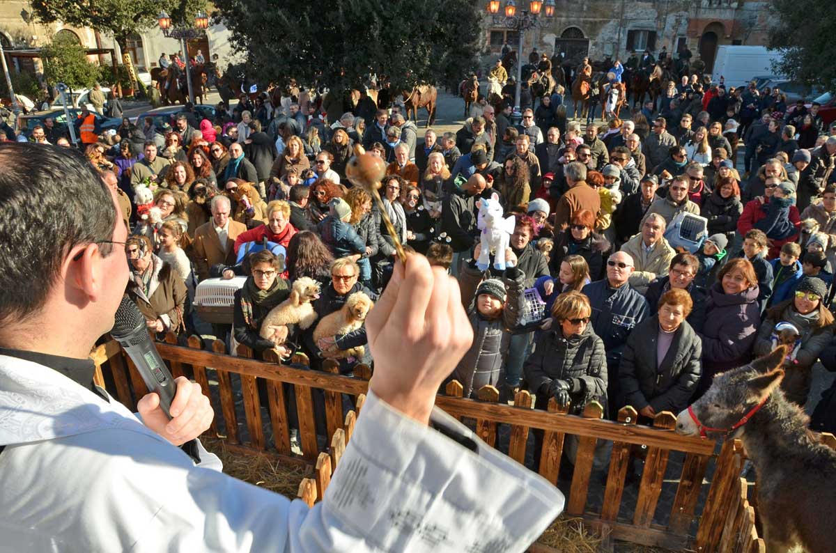 La passeggiata a cavallo al mare apre la festa di Sant’Antonio a Montalto