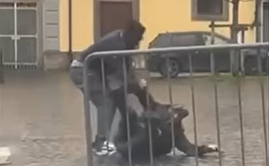 Viterbo, altra aggressione a San Faustino ripresa dai passanti (Video)
