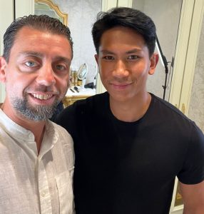 Viterbo – L’hair stylist Evangelistella vola alle nozze del principe del Brunei