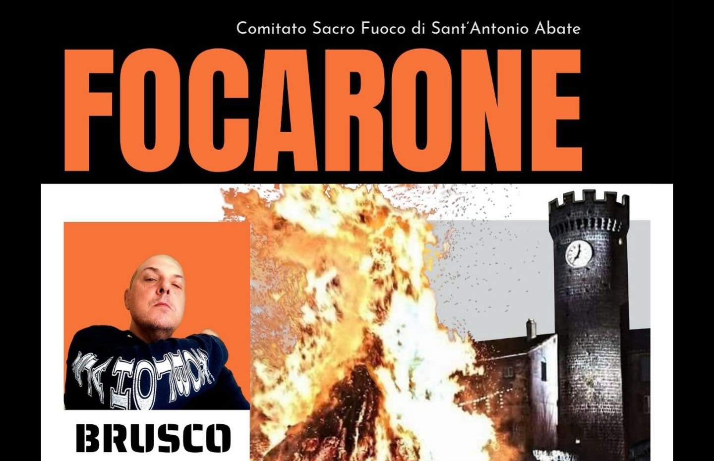 Bagnaia, domani il Focarone di Sant’Antonio con Brusco
