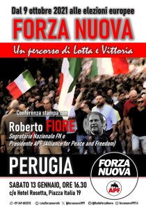 Forza Nuova/APF sfida politica al sistema dalle Europee alle Regionali Umbre