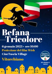 Al CineTuscia Village la Befana Tricolore di FdI