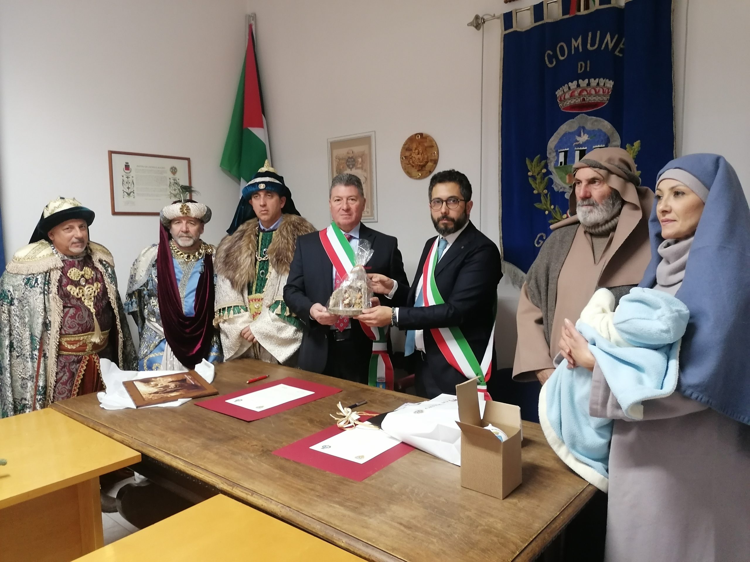 Greccio e Faggiano firmano il Patto d’Amicizia nel segno del Presepe