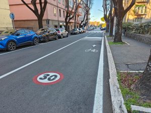Viterbo, al Pilastro non c’è spazio per la ciclabile: 30km/h e carreggiata condivisa