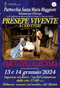 Cerveteri – Torna il Presepe vivente, nel weekend si recuperano le date perse per il maltempo