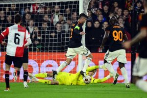 La Roma rimonta con Lukaku, 1-1 in casa del Feyenoord