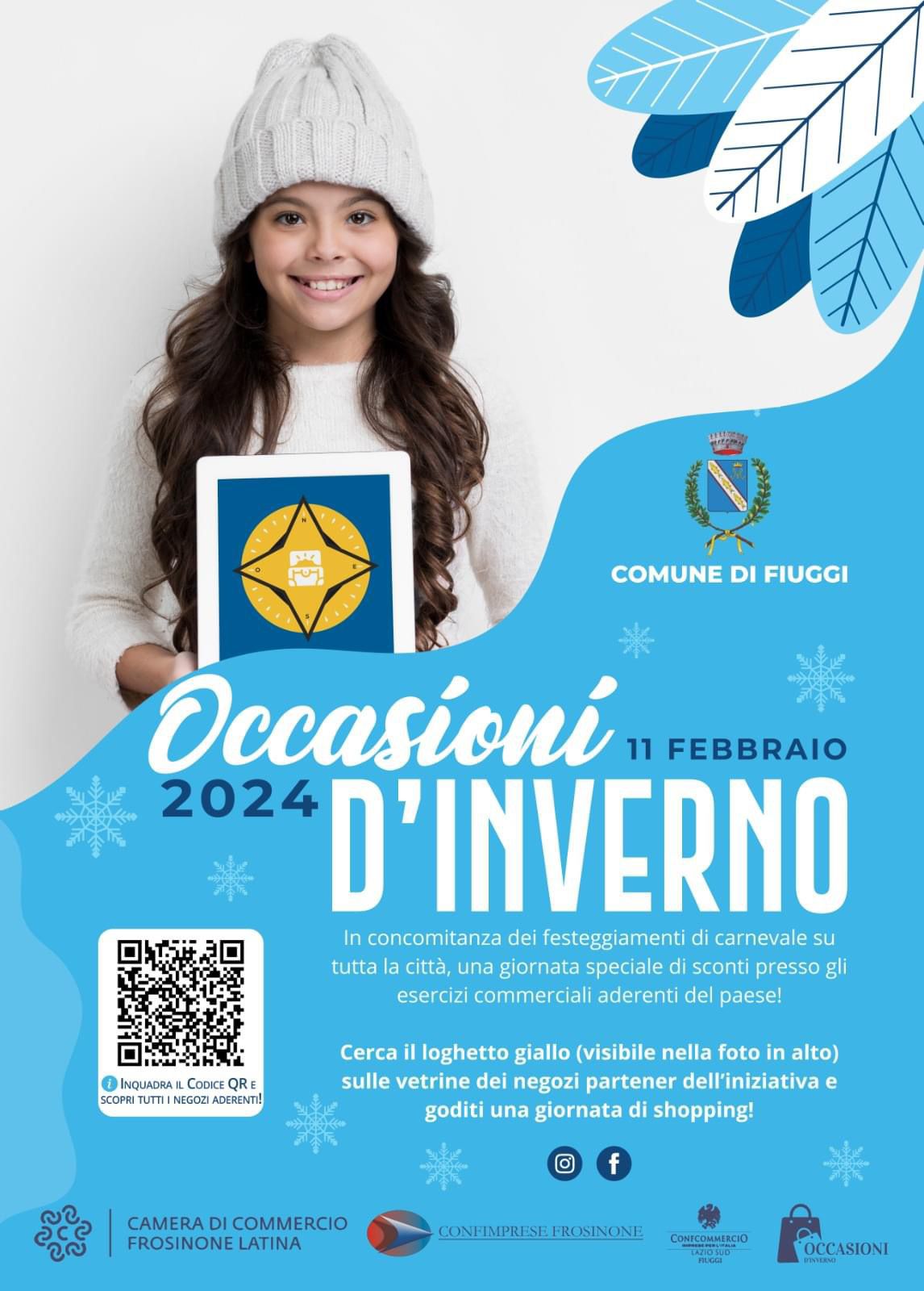 “Occasioni d’inverno 2024”: a Fiuggi Carnevale di sconti per il rilancio dell’economia