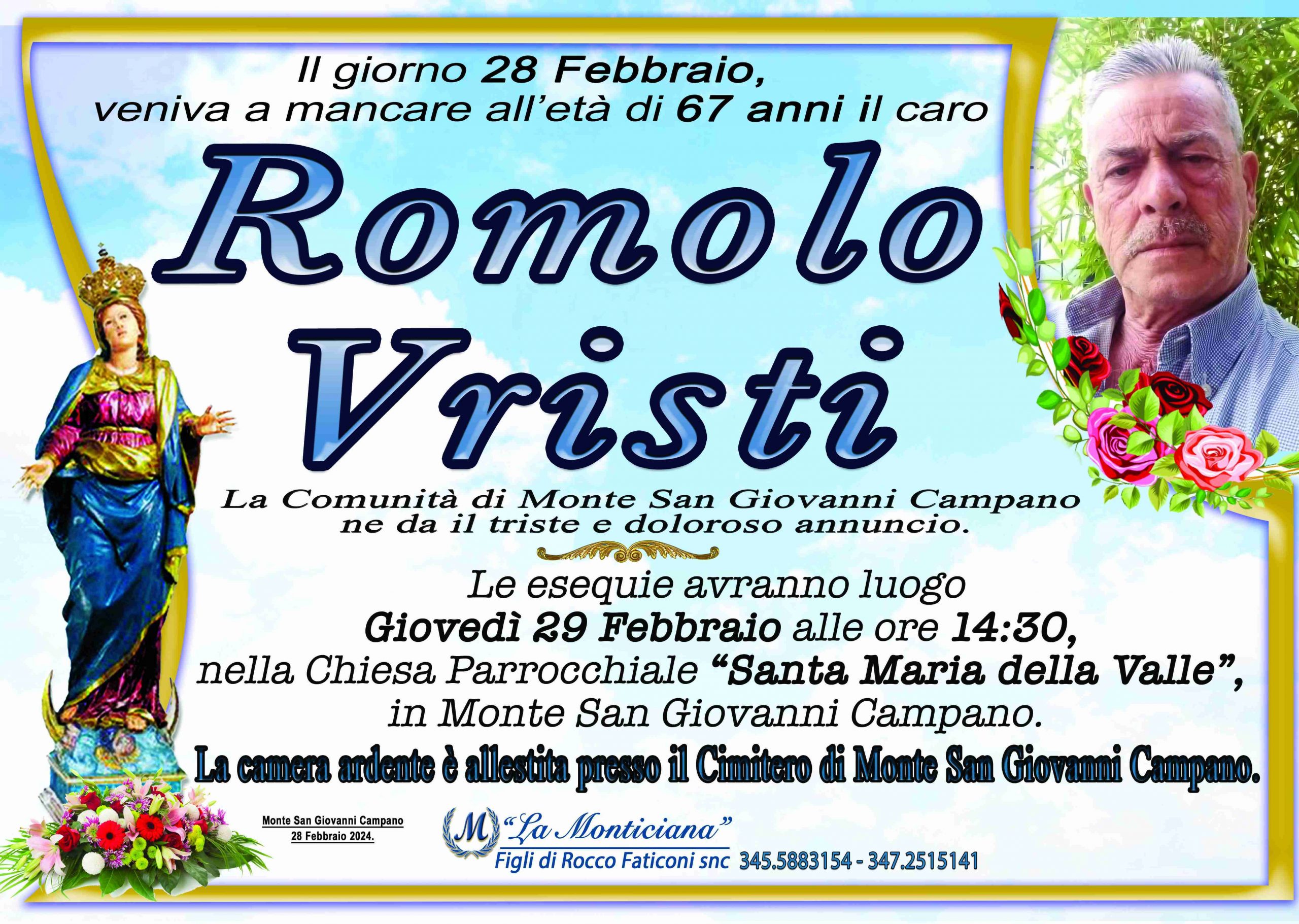 Monte San Giovanni Campano – Pensionato trovato morto nei campi dai carabinieri