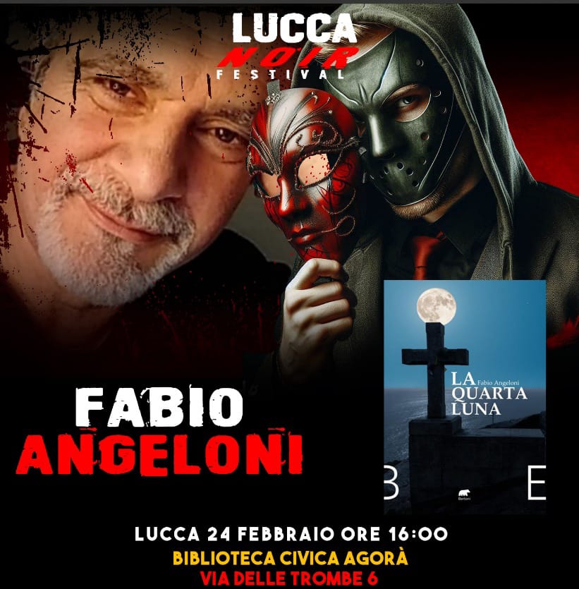Civitavecchia – Fabio Angeloni e il suo romanzo “La Quarta Luna” al Festival Noir di Lucca
