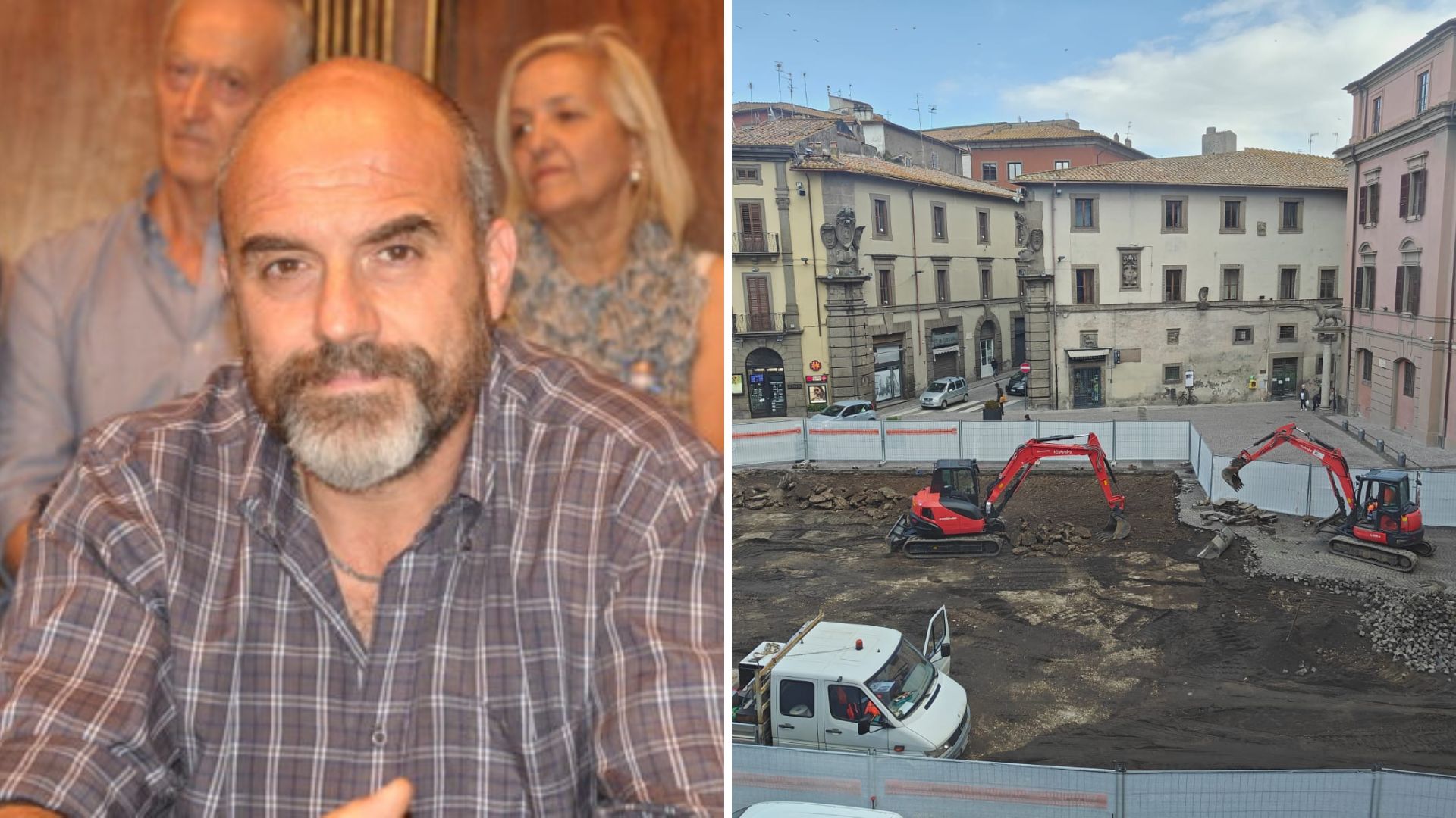 Viterbo – Lavori in Piazza del Comune, divisione in tre lotti e termine “entro Santa Rosa”