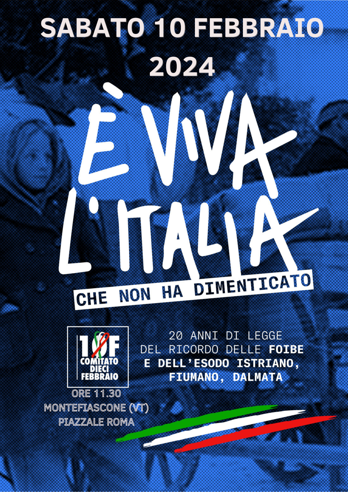 Montefiascone – Il 10 febbraio 2024 la celebrazione del Giorno del Ricordo