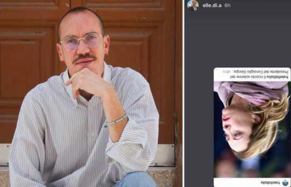 Roma – Foto Meloni a testa in giù, bufera su presidente Museo di Ostuni