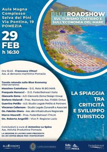 Blue economy, oggi a Pomezia un convegno dedicato a spiagge e sviluppo