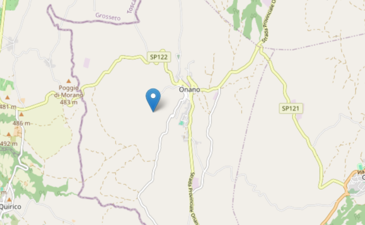 Terremoto a Onano, cittadini avvertono la scossa in piena notte