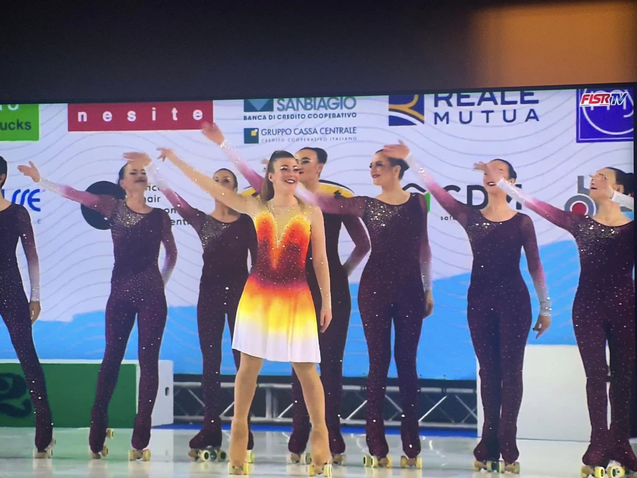 Argento per la viterbese Ludovica Delfino ai campionati nazionali di pattinaggio