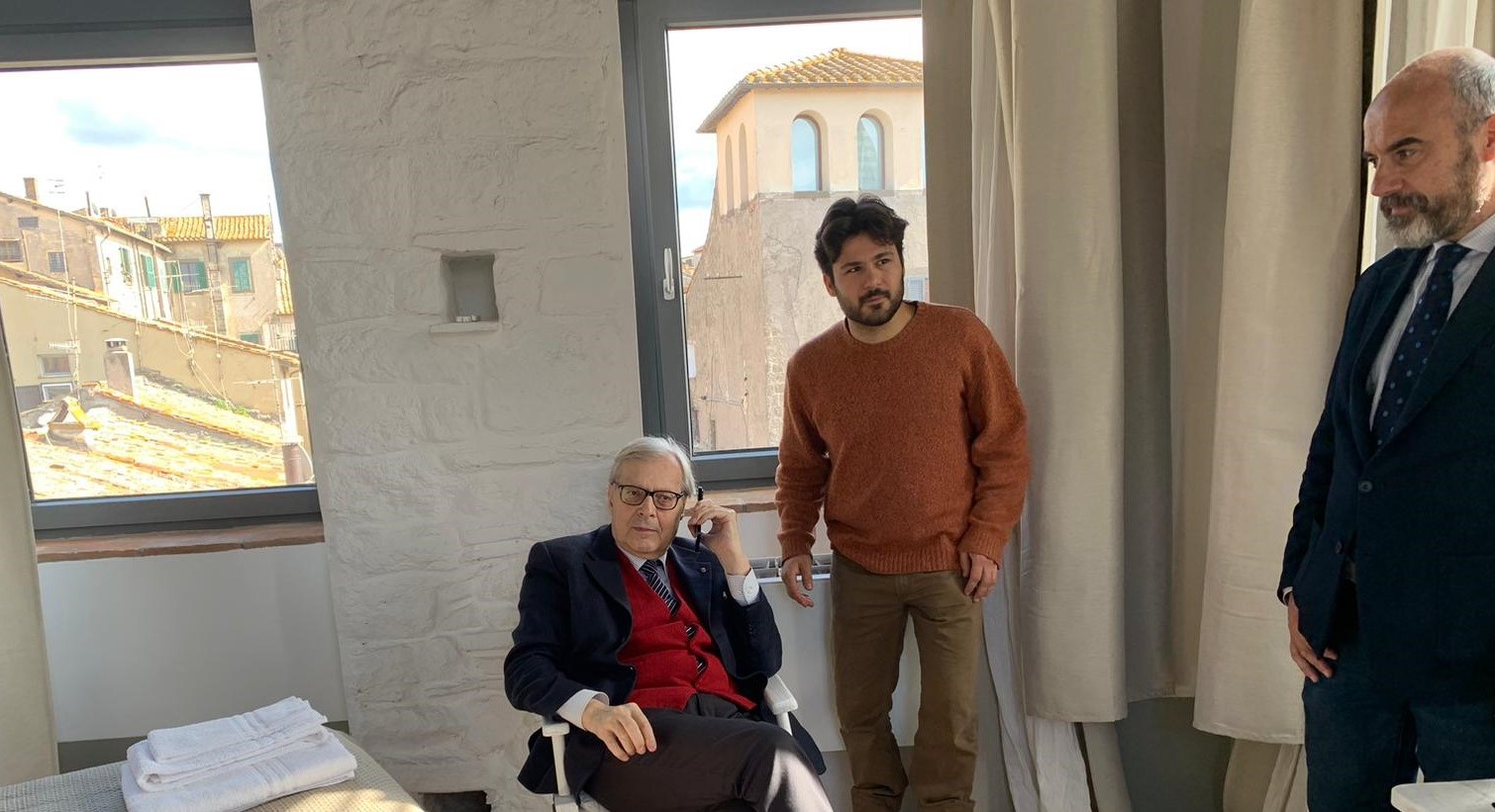 Sgarbi a sorpresa a Viterbo visita il Carcere della Malta e Tuscia Terme