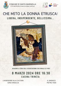 A Santa Marinella l’8 marzo si celebra la donna etrusca