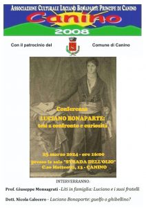 Storia, oggi a Canino un convegno dedicato alla figura di Luciano Bonaparte