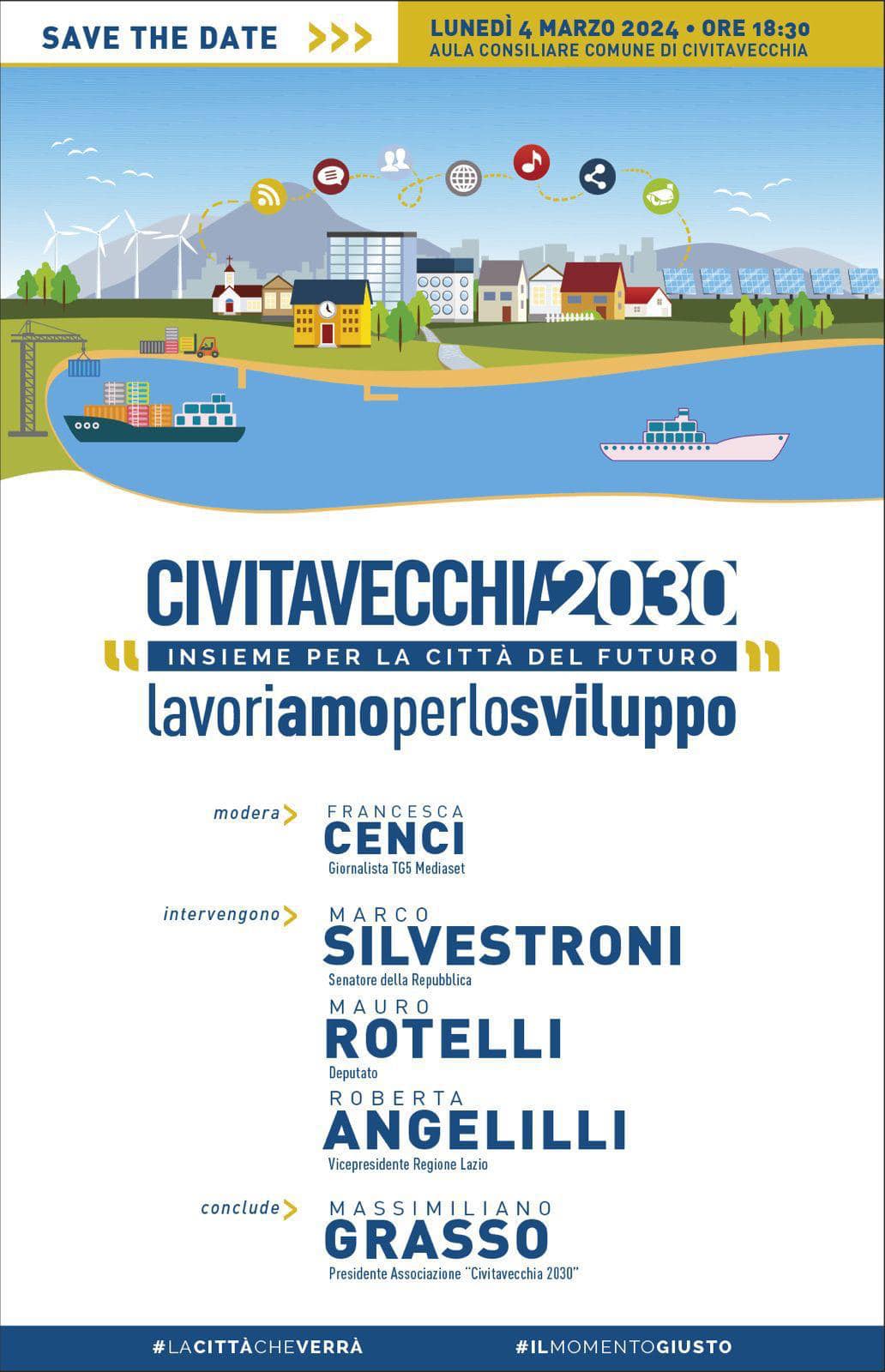 Civitavecchia, oggi al Pincio nuovo appuntamento con Agenda 2030