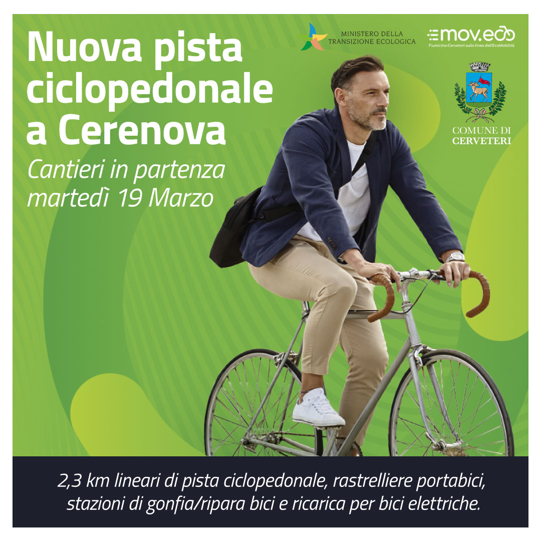 Cerenova, al via i lavori per la pista ciclopedonale
