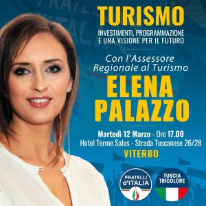 L’assessora regionale Elena Palazzo a Viterbo con progetti e proposte