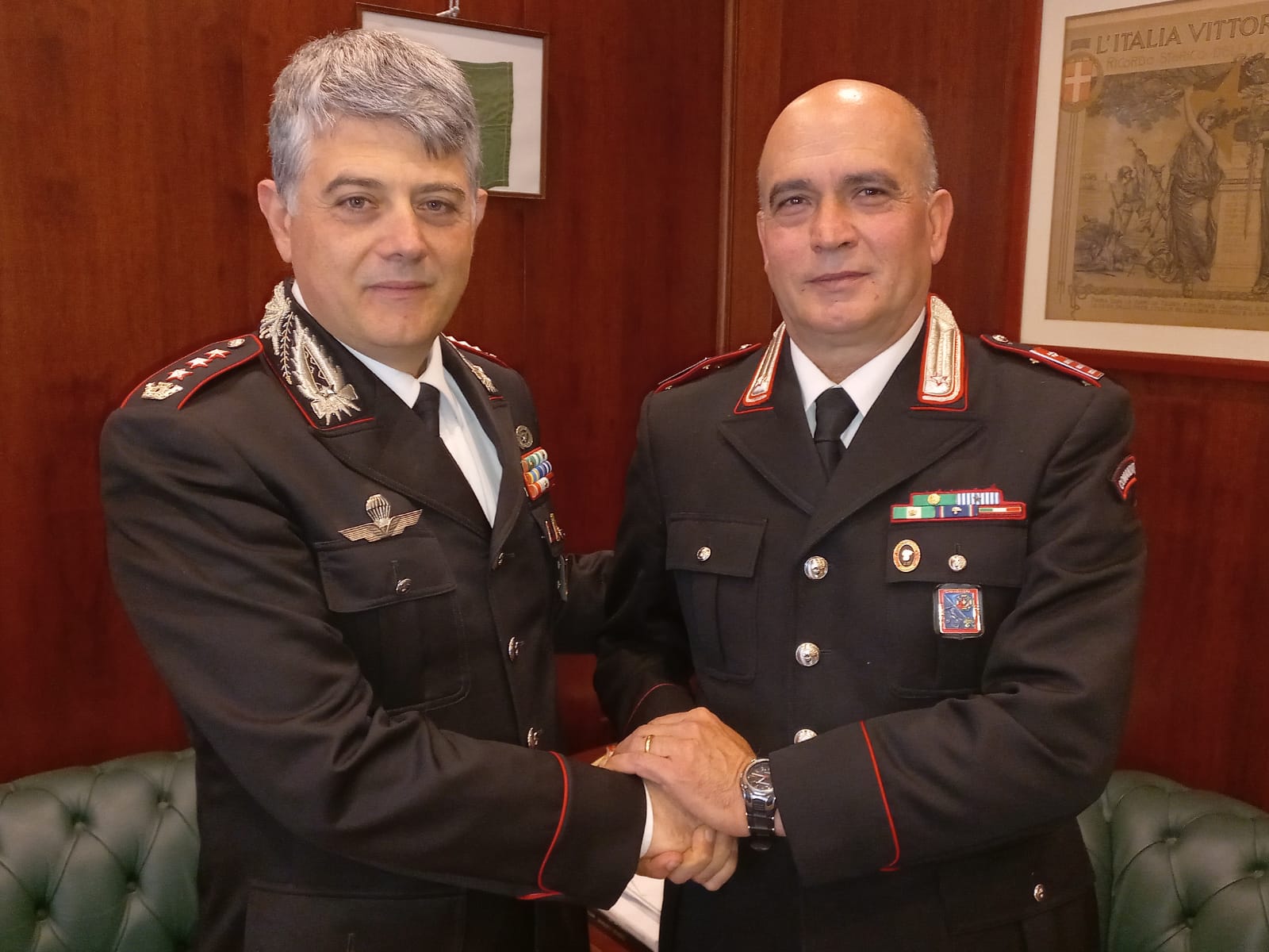 Carabinieri di Viterbo, si congeda il Luogotenente Graziano Sampalmieri