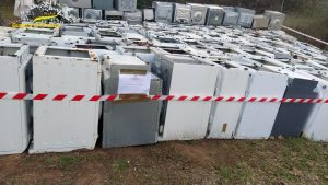 Civita Castellana – 11 mila rifiuti abusivi e 150 elettrodomestici, denunciato uomo