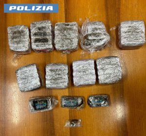Roma – Allarme bomba si trasforma in arresti per droga, trovato mezzo chilo di hashish