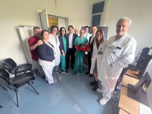 Viterbo – La ditta Saggini dona monitor per ictus cerebrale all’ospedale Belcolle