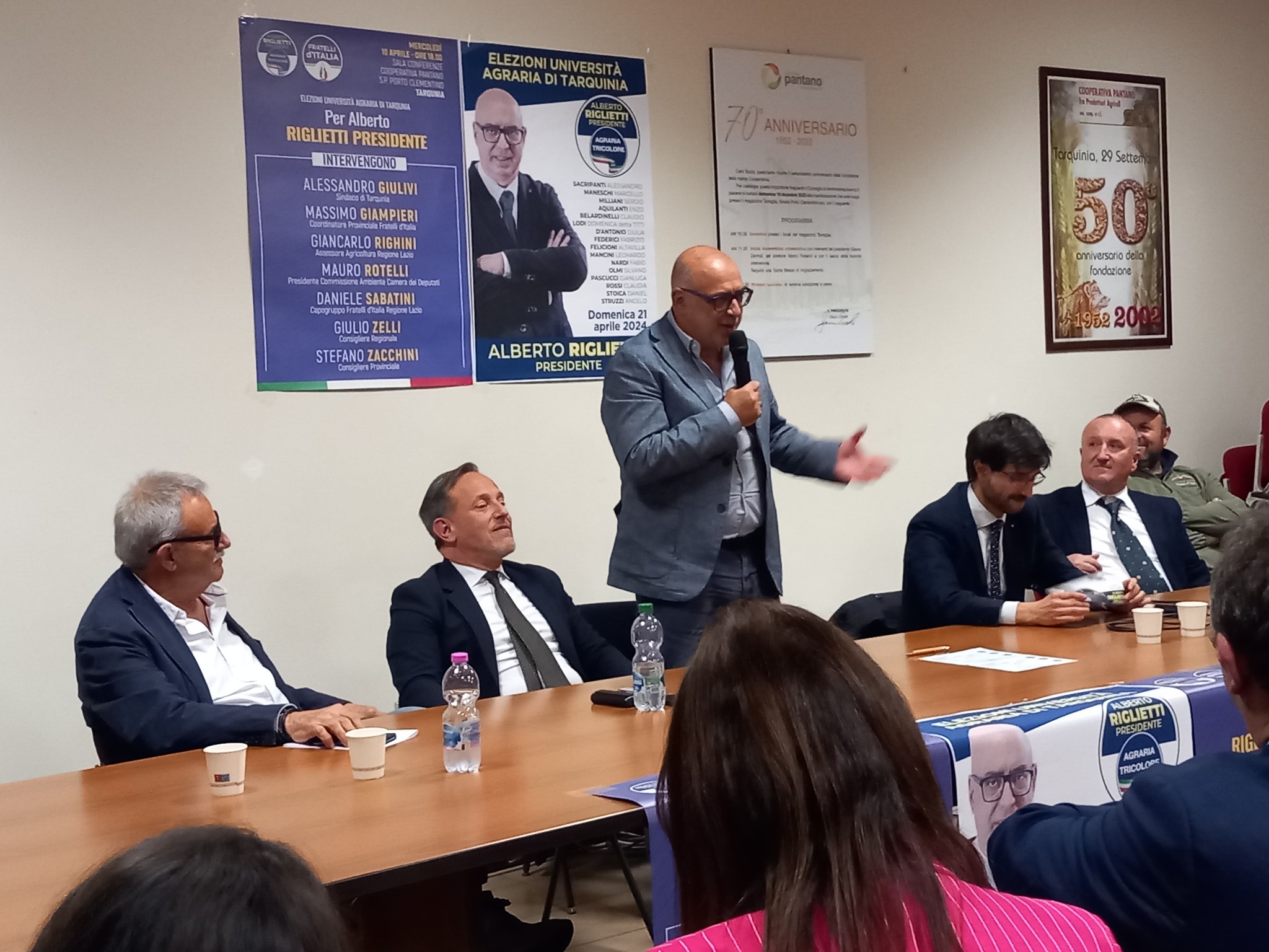 Tarquinia – Università Agraria, l’assessore regionale Righini: “Pieno appoggio e supporto ad Alberto Riglietti”. Il 19 arriva la Meloni