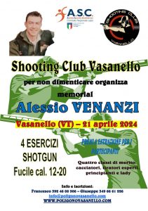 Torna, nello shooting club di Vasanello, il memorial Alessio Venanzi