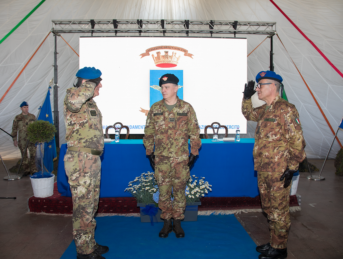 Cambio al vertice dell’Aviazione dell’Esercito: al generale Di Stasio subentra il generale Annigliato