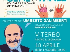 Educazione Emotiva a scuola: incontro a Viterbo con Umberto Galimberti
